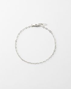 Add a little love to your everyday stack with the sweetest heart chain—a romantic take on the classic paperclip chain! Seriously, these hearts are teeny (like a little secret from you to you). Style your heart chain with the rest of our chain bracelets or keep it striking and simple. Sterling Silver Delicate Chain Bracelet For Everyday, Everyday Sterling Silver Delicate Chain Bracelet, Everyday Charm Bracelet With Rolo Chain, White Gold Oval Link Chain Bracelet For Everyday, Everyday White Gold Oval Link Chain Bracelet, Everyday Sterling Silver Oval Link Cable Chain Bracelet, Everyday Sterling Silver Chain Bracelet With Adjustable Chain, Classic Everyday Paperclip Bracelet With Delicate Chain, Classic Sterling Silver Bracelet With Cable Chain For Everyday