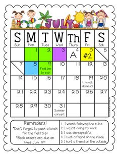 a calendar with the words smtwhfs on it and numbers in different colors