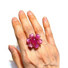 Natural Ruby star and Ruby Cabochon from Sri Lanka  - 17 Carat  This Ring is from the "Flamenco" traveling collection are the epitome of elegance and versatility. It offers a perfect blend of day to night and swimwear to evening wear, allowing you to effortlessly transition between different occasions and outfits. Wearing these spectacular Spanish-style ring will undoubtedly make you the center of attention. It addw a touch of glamour and sophistication to your favorite caftans, swimwear, or evening attire, enhancing your overall look. The "Flamenco" collection, from which this ring originates, showcases exceptional craftsmanship and incorporates natural gemstones. The ring is set in 18k gold and silver, guaranteeing its quality and durability. It features exquisite gemstones such as Star Sapphire Cocktail Ring, Gold Cocktail Ring, Gold Cocktail, Star Ruby, Spanish Style, Garnet Rings, Natural Ruby, Evening Attire, Cocktail Ring