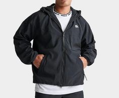 ✅ Nike Sportswear Windrunner Winter Hooded Jacket Black SZ L Men's FB8618-010. El estado es New with tags. Se envió con USPS Ground Advantage. Hoodie Jacket Combo, Nike Windrunner, White Windbreaker, Windrunner Jacket, Embroidered Nike, Windbreaker Jacket Mens, Football Jackets, Jacket Nike, Golf Jackets