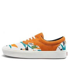 Vans Vault ComfyCush Era LX 'Orange White' VN0A45JYVWU (SNKR) Orange Sneakers For Streetwear In Summer, Orange Sneakers For Summer Streetwear, Vans Orange Low-top Sneakers, Vans Vault, Fashion Performance, Vans Sneakers, Vaulting, Stylish Sneakers, Orange White