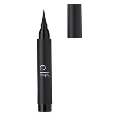 e.l.f. Intense Ink Eyeliner Blackest Black - 0.088oz E.l.f. Cosmetics, Blackest Black, Best Eyeliner, Glitter Eyeliner, Elf Cosmetics, Felt Tip, Eyeliner Pen, Moisturizing Body Wash, Waterproof Eyeliner