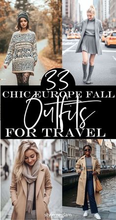 33 Casual Europe Fall Outfits (Your Travel Packing List) Fashion Outfits Ideas, Fall Outfits Ideas, October Outfits