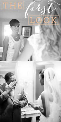 the first look before and after wedding photos