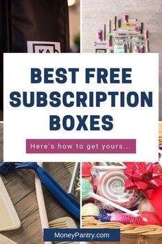 the best free subscription boxes here's how to get your money