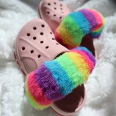 A kaleidoscopic burst of color that's as vibrant and lively as a child's imagination! EXCLUSIVE for kids! ✨ Size (Kids) *C6 - J6 * No two scrunchies are the same * Crocs not included, just scrunchies! Sold as a pair.  🦷 All sales will go towards my dental school tuition! Thank you for all the support. 🌈 Please note, colors may slightly vary under different lighting conditions. Rest assured, we diligently strive for picture-perfect accuracy in our product images. 🚫 Unfortunately, returns aren' Cloud Fluff, Dental School, Kids Only, Crocs Clogs, Fur Shoes, Only Child, Strap Shoes, Shoe Clips, Product Images