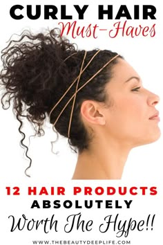 Curly Hair Must Haves, Hair Products For Styling, Hair Must Haves, Fine Curly Hair, Best Hair Products, Thick Curly Hair, Curly Hair Products, Curly Girl Method