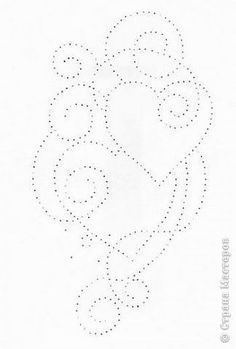 an image of a drawing with dots in the shape of a flower on a white background