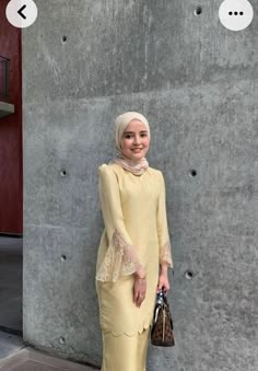 Baju Raya Ideas Modern 2023, Baju Kurung Wedding, Baju Raya Ideas Modern, Dress Melayu, Kebaya Melayu, Malaysian Dress, Bridesmaid Dresses Hijab