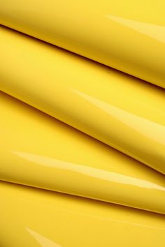 close up view of yellow plastic material