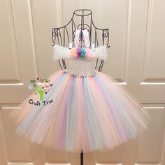 Welcome to Craft Tree AUS ♥This teal peach lavender pink tutu dress will ship out within 3-5 business days. ♥Custom orders are welcomed in any colors and sizes.  ♥Please send me messages about your thoughts/ideas and we can work out together. ♥This is Made-To-Order one piece tutu dress that comes with: TOP - Elastic unlined crochet bodice which is stretchy enough with some room to grow EMBELLISHMENTS - Chiffon flowers  STRAPS - Satin soft ribbons that are very gentle and fully adjustable  BOTTOM Fitted Sweet Princess Dress For Birthday, Sweet Fitted Princess Dress For Birthday, Sweet White Princess Dress For Birthday, Whimsical Tutu Dress For Easter Dress-up, Cute Fitted Princess Dress For Easter, Spring Princess Fairy Dress For Birthdays, Spring Princess Fairy Dress For Birthday, Cute Fairy Dress For Summer Birthday, Cute Summer Fairy Dress For Birthday