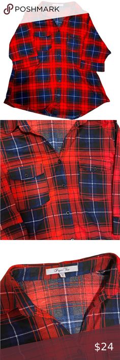 Women’s 2 Item Flannel Button Up Shirt Bundle! (Best Offer Will Be Accepted) Button Up Shirt, Dm Me, Women's Plaid Shirt, Shirt Shop, Button Up Shirts, Vintage Ladies, Button Up, Plaid, Street Wear