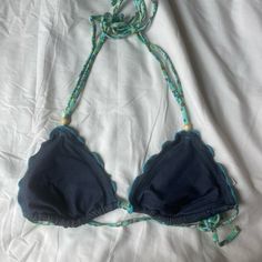 Xhilaration Jean Blue And Turquoise Bikini Top In Size Medium! (Sizing Chart Provided). Never Worn Sizing Chart, Womens Swim, Color Blue, Swimming, Turquoise, Size Medium, Outfit Inspo, Women Shopping, Blue