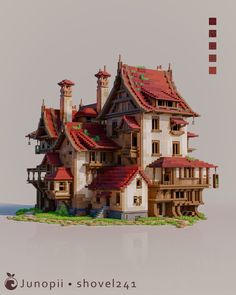 an image of a house made out of legos