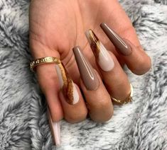 Brown Nails Inspiration and Ideas 22 Chic Brown Manicures Nail Aesthetic Brown Nails Inspiration, Brown Nail Art, Nail Aesthetic, Brown Nail, Brown Nails Design, Short Coffin Nails, Nail Art Designs Summer, Fall Acrylic Nails, Vacation Nails