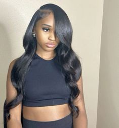 Long Weave Hairstyles, Weave Styles, Birthday Hair, Frontal Hairstyles, Dope Hairstyles, Front Lace Wigs Human Hair, Hair Life, Sew In, Baddie Hairstyles