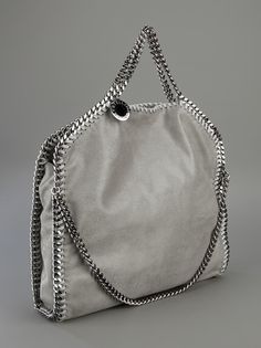 STELLA MCCARTNEY - Falabella shoulder bag Chic Gray Shoulder Bag With Branded Hardware, Gray Chain Strap Bag For Everyday, Stella Mccartney Falabella, Buy List, Stella Mccartney Bag, Winter Scene, Small Tote, Cute Bags, Winter Scenes