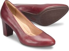 We designed the Parisa with an elegant toe shape and block heel for a flattering, all-season look that�s crafted for all-day comfort. Fall Stacked Heel Block Heels, Classic Block Heels With 4-inch Heel And Almond Toe, Elegant 4-inch Block Heels For Fall, Formal Low Heel Shoes With Stacked Heel, Classic High Heel Block Heels For Fall, Classic High Block Heels For Fall, Elegant Low Heel Block Heels For Fall, Fitted Court Shoes With Block Heel And Removable Insole, Classic Low Heel Block Heels For Fall