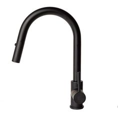 ZLINE Arthur Kitchen Faucet in Matte Black (ATH-KF-MB) Kitchen Faucet ZLINE Zline Kitchen, Black Kitchen Faucets, Single Handle Kitchen Faucet, Single Hole Faucet, Bath Faucet, Installation Manual, House Materials, Kitchen Handles, Black Kitchens