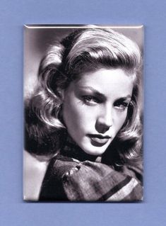 LAUREN BACALL *2X3 FRIDGE MAGNET* ACTOR FILM STAR BEAUTY HOLLYWOOD VOICE MODEL Bogie And Bacall, Bogart And Bacall, Old Hollywood Glam, Pin Up Hair, Lauren Bacall, Vintage Film, Old Hollywood Glamour, Golden Age Of Hollywood