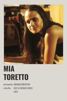 the cover of mia toretto's book, in which she is smiling