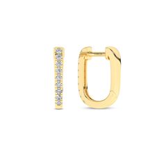 The U Shape Diamond Huggie Hoop Earrings are a symphony in 14k gold. These U-shaped earrings boast nine lab-grown diamonds adorning its front side. The prong-set stones catch the light, defining sophistication and sustainability. Perfect for those who cherish style and ethical luxury. Yellow Gold Huggie Earrings With Halo For Formal Events, Formal Yellow Gold Huggie Earrings With Halo Design, Formal Yellow Gold Halo Huggie Earrings, Huggie Hoop Earrings, Prong Setting, Lab Grown, Lab Grown Diamonds, Gift Shop, Sustainability