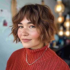 French Bob Square Jaw, French Bob Textured, Shirt Bob With Bangs, Micro Bob Undercut, Chin Length Bob Plus Size, Angled Bob Bangs, Shaggy Bob With Bangs Round Faces, Short Bob Plus Size, Short Shag With Bangs Thick Hair