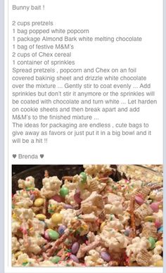 the facebook page for happy living is filled with candy and marshmallows,