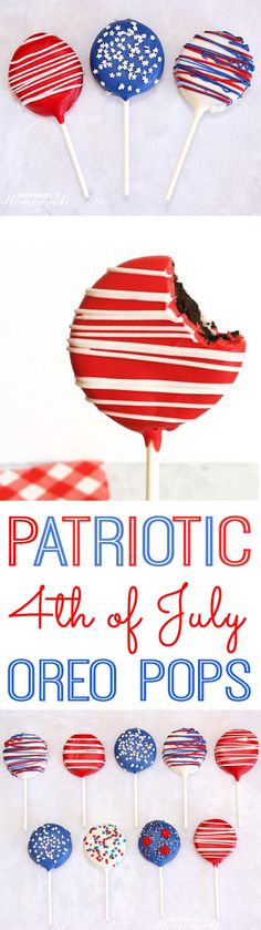 patriotic fish of july oreo pops with text overlay