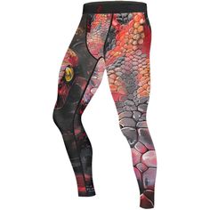 Red Viper Men's Compression Leggings Red Viper, Animal Yoga, Stirrup Pants, Side Stitch, Rash Guard Women, Mens Compression, Gym Pants, Fitness Leggings, Compression Tights