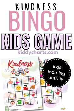 We bring you 2 bingo kindness games for you to tick off kindness activities as you go as well as a traditional bingo game for game night! It is not only a fun kids activity, but also an amazing learning lession for kids about being kind in this world. Kindness Bingo Free Printable, Kindness Bingo Printable, Kindness Bingo For Kids, Kindness Games For Kids, Kindness Games, Kindness Bingo, Blank Bingo Cards, Bingo Games For Kids, Activity Day Ideas