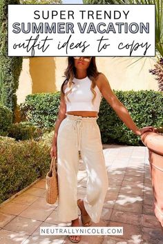 Cruise Breakfast Outfit, What To Wear In Panama, January Florida Outfits, Outfits To Wear To Hawaii, Punta Mita Outfits, Women’s Beach Vacation Outfits, Summer Vacation Outfit Inspo 2024, Rosemary Beach Outfits, Beach Mom Outfit