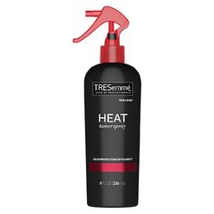 The heat is on! Curling wands, flat irons, blow dryers, mermaid wavers-heat styling causes damage, breakage, split ends and dry hair. Stand up to heat styling with our Keratin Smooth Heat Protection Spray, made to prep and protect your strands up to 450 degrees F. Our heat protecting formula is designed to enhance hair's flexibility and help it hold its shape, all while fighting heat damage. Give your hair the heat protection it needs to banish frizz, once and for all. This lightweight spray Tresemme Heat Protectant, Best Heat Protectant Spray, Heat Spray, Anti Frizz Serum, Heat Protectant Spray, Heat Protector, Heat Protectant Hair, Curling Irons, Heat Protectant