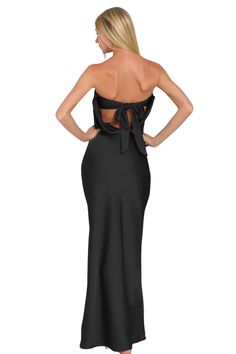 Cowl back Tie back Satin dress Order ships within 24-48 hours Fitted Long Backless Dress With Tie Back, Evening Sleeveless Backless Dress With Lace-up Back, Fitted Maxi Dress With Tie Back For Casual Occasions, Fitted Maxi Dress With Tie Back For Casual Wear, Maxi Length Tie Back Dress For Night Out, Tie Back Midi Evening Dress, Elegant Ruched Back Maxi Dress For Date Night, Elegant Strapless Corset Back Dress, Tie Back Midi Dress For Evening