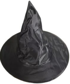 Black Witchy Wide Brim Costume Accessories, Wide Brim Costume Accessories For Halloween Party, Halloween Novelty Costume Hat With Wide Brim, Halloween Novelty Wide Brim Costume Hat, Novelty Wide Brim Halloween Costume Hat, Halloween Costume Accessories For Costume Party, One Size Halloween Costume Accessories, One Size Fits Most Costume Accessories For Halloween, Halloween Costume Hats And Headpieces