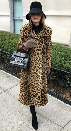 Fur Coats, Fur Coat, Leopard Print