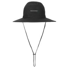 a black hat with a string attached to it