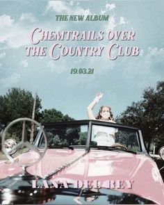 Over The Country Club, Lana Del Rey Albums, Lana Del Rey Art, Club Poster, Dorm Posters, Poster Room, Pink Posters, Room Deco, Picture Collage Wall