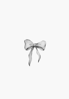 a black and white photo of a bow on a white background with the words, i love you