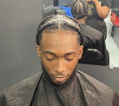 Men’s 4 Braids Hairstyles, Big Sean Braids, Hairline Braid, Dude Hairstyles, 2 Braids Men, Cornrow Styles For Men, Black Boy Hairstyles, Cornrow Braids Men, Barrel Twist