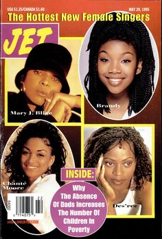 the front cover of jet magazine with three women on it and one is wearing a hat