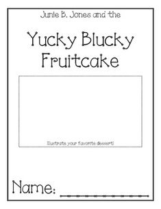 the book cover for yucky buck's fruitcake by jane b jones and the author