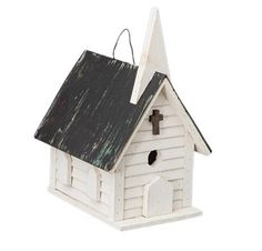 BirdhouseA - Frame Church Birdhouse – Rustic Reclaimed WoodhandmadeSaving Shepherd Church Birdhouses, Birdhouses Rustic, Church Design, Cozy Home, Small Birds, Bird Species, Birdhouse, Wood Construction, A Frame