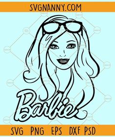 Barbie SVG file, Girl face with sunglasses svg, Barbie Girl Svg, Girl Birthday Svg, Barbie princess SVG, Barbie head silhouette, Barbie silhouette svg, princess Barbie svg Silhouette Barbie, Barbie Svg, Barbie Dog, Barbie Swimsuit, Barbie Silhouette, Barbie Theme Party, Diy Screen, Barbie Quotes, Princess Svg