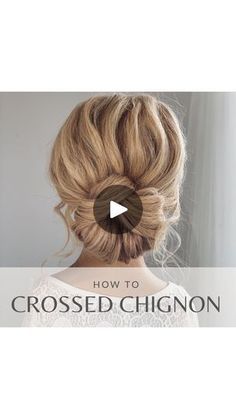 1M views · 34K reactions | ♡ Crossed Chignon ♡

 
This is one of my all time favourite unique upstyle ideas that I’ve come up with and have used many many times as a bridal stylist.

A chignon with a beautiful cris cross detail that we create by securing a ponytail up with a bungee, before splitting the remaining hair in two crossing one over the other then securing at the base of the bun.

A flattering style shape, gives beautiful texture, that holds super well whilst being easy to create in only a few simple steps.
 
Will you be trying this style? 

Thanks for watching, follow for more simple effortless modern hairstyling ideas.

#hairstylingtutorial #texturedhairtutorial #hairideas #howtohairstyling | Melbourne Bridal Hairstylist/Educator | polishedstylejustine · Original audio Easy Chignon Tutorial, Chignon Tutorial, Simple Updo Tutorial, Easy Chignon, Mother Of The Groom Hairstyles, Easy Bun Hairstyles For Long Hair, Bridal Hairstylist, Bridal Stylist, Short Hair Up