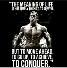 a quote from the famous bodybuilding legend