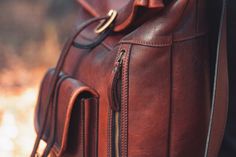 Leather Backpack for Man Leather Rolltop Backpack Leather | Etsy Russia Luxury Brown Backpack With Zipper Pocket, Luxury Brown Leather Backpack With Waxed Finish, Brown Leather Backpack With Zipper For Everyday, Leather Backpack For Trip, Luxury Brown Leather Backpack For Travel, Luxury Brown Leather Backpack For Trips, Luxury Brown Backpack For Outdoor, Leather Backpack For Men, Rolltop Backpack