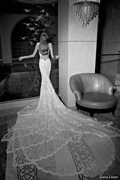 a black and white photo of a woman in a wedding dress with the words new york behind her