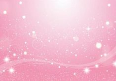 a pink background with stars and swirls