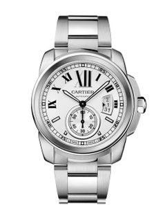 Cartier Callibre de Cartier automatic in Steel Cartier Watches Mens, Cartier Calibre, Rolex Datejust Ii, Cartier Panthere, Cartier Santos, Hand Watch, Cartier Watch, Cartier Men, Fine Watches